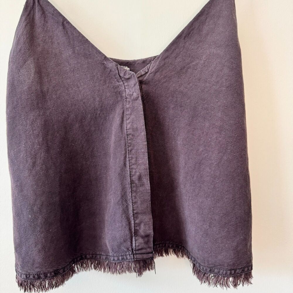 Young Fabulous and Broke Women's Brown Cami Fringed Hem Size Small - Picture 2 of 8